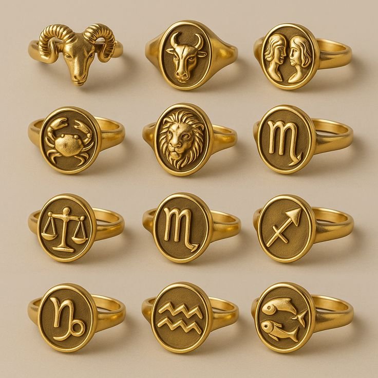 Zodiac Rings